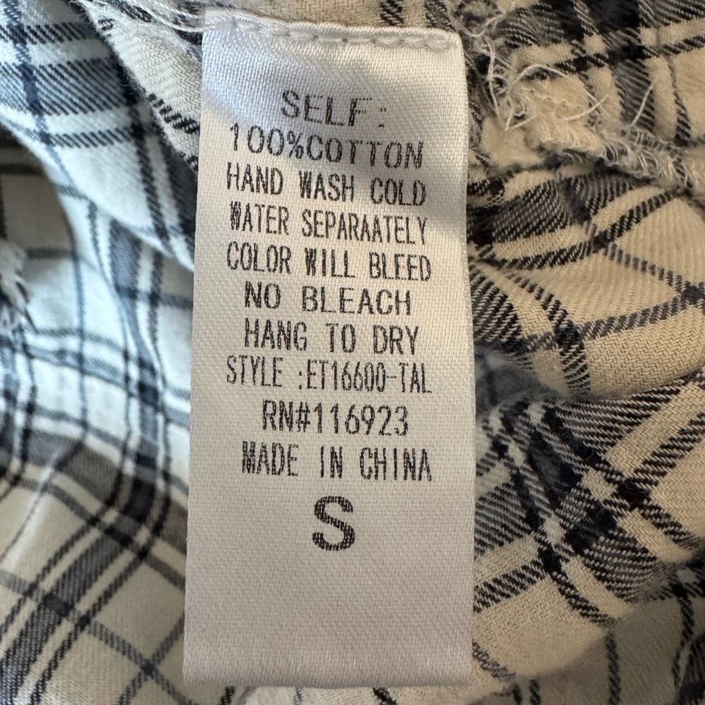 Talulah Mineral Washed Distressed Plaid Shirt - Picture 8 of 9